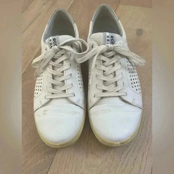 Ecco Golf Womens Golf Shoe White Size 39 Wide - Picture 1 of 6